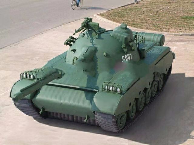 斗门军用充气坦克车
